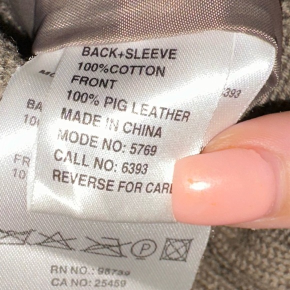 4YOU men’s knit and pig leather jacket M fall winter contemporary - Picture 7 of 9